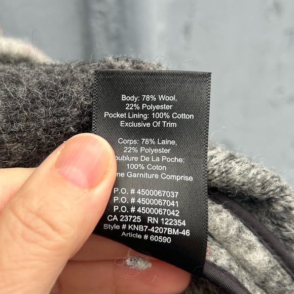 Wilfred Free Grey Plaid Off Duty Jacket, Small - Picture 11 of 11